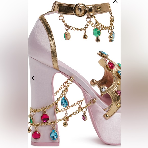 Dolls Kill Crowned Charmer Princess Jewel Heels - brand new - Picture 5 of 16